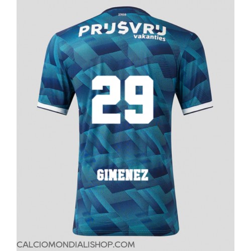 Maglie da calcio Feyenoord Santiago Gimenez #29 Seconda Maglia 2023-24 Manica Corta